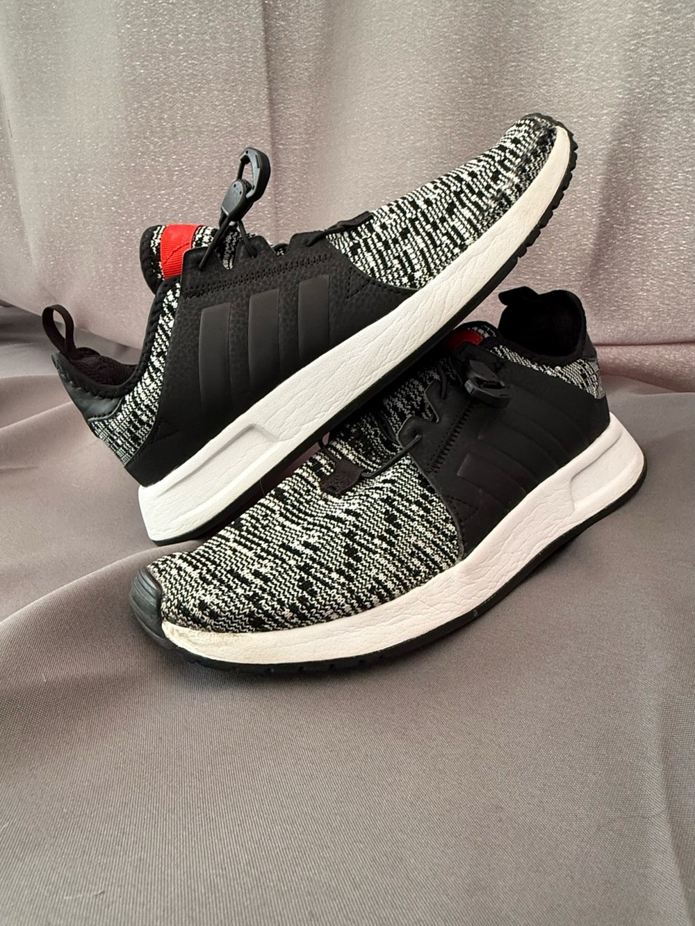 Adidas X_PLR Black White Knit Sneakers Men’s Size 6 Comfortable Casual Shoes